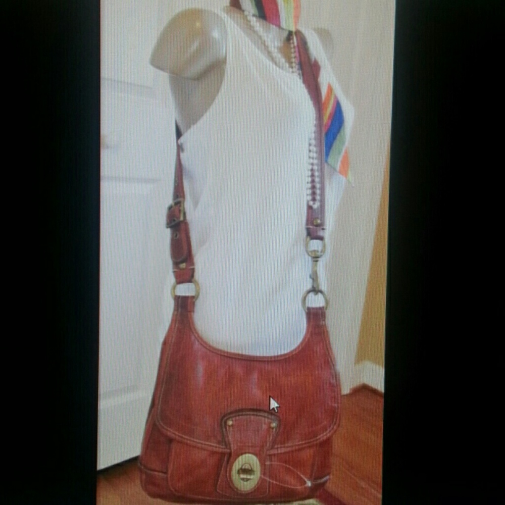 Coach Whiskey Brown 10325 Hippie Crossbody